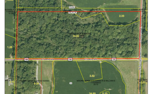 REAL ESTATE & PERSONAL PROPERTY AUCTION SAT., APRIL 25 @ 10:00AM – COUNTRY HOME ON 19.95 ACRES, 16, ACRES, 30.26 ACRES, & OUTSTANDING PERSONAL PROPERTY AUCTION
