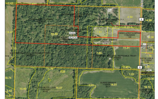 REAL ESTATE & PERSONAL PROPERTY AUCTION SAT., APRIL 25 @ 10:00AM – COUNTRY HOME ON 19.95 ACRES, 16, ACRES, 30.26 ACRES, & OUTSTANDING PERSONAL PROPERTY AUCTION