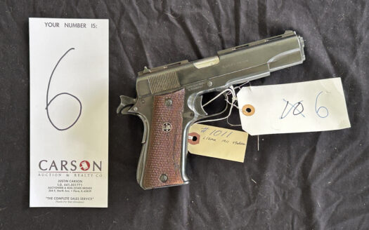 ONLINE AUCTION – FIREARMS, HUNTING ITEMS, & WWII GERMANY DAGGERS – AUCTION OPENS SEPT. 9 & SOFT CLOSE BEGINS SEPT. 30 AUCTION VIEWING & PREVIEW WILL BE FRIDAY, SEPT. 11 3-6PM AT OUR OFFICE LOCATED AT 204 E. NORTH AVE., FLORA, IL