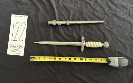 ONLINE AUCTION – FIREARMS, HUNTING ITEMS, & WWII GERMANY DAGGERS – AUCTION OPENS SEPT. 9 & SOFT CLOSE BEGINS SEPT. 30 AUCTION VIEWING & PREVIEW WILL BE FRIDAY, SEPT. 11 3-6PM AT OUR OFFICE LOCATED AT 204 E. NORTH AVE., FLORA, IL