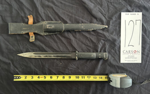 ONLINE AUCTION – FIREARMS, HUNTING ITEMS, & WWII GERMANY DAGGERS – AUCTION OPENS SEPT. 9 & SOFT CLOSE BEGINS SEPT. 30 AUCTION VIEWING & PREVIEW WILL BE FRIDAY, SEPT. 11 3-6PM AT OUR OFFICE LOCATED AT 204 E. NORTH AVE., FLORA, IL