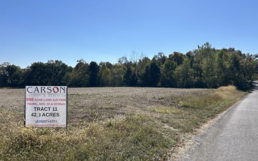 998 ACRES – HIGHLY PRODUCTIVE FARM & HUNTING LAND AUCTION – THURS., NOV. 12, 2026 @ 10PM – WAYNE & MARION COUNTY, IL